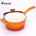 sauce pan soup pot cast iron enamel